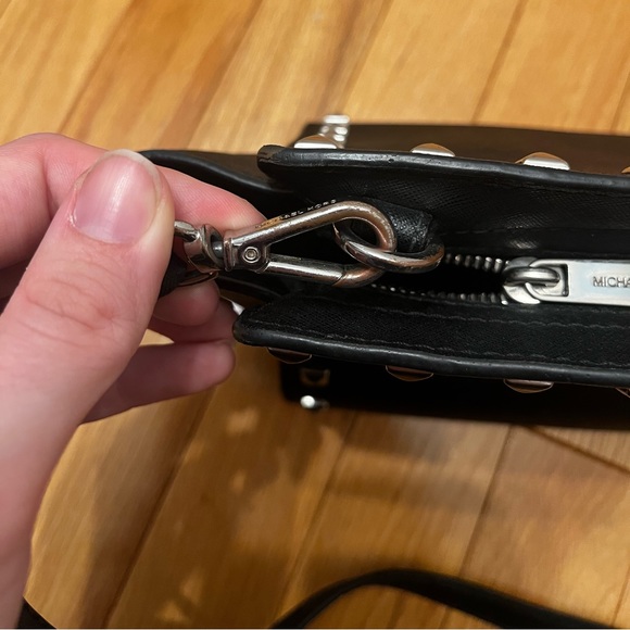 Michael Kors Leather Studded Purse - Picture 9 of 13